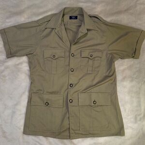 VTG 1970s Van Heusen Baker Street Jacket | Utility Shirt | Retro Safari Style
